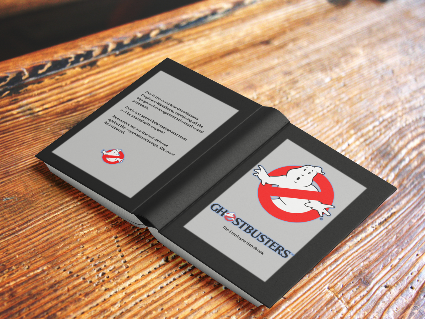 GHOSTBUSTERS EMPLOYEE HANDBOOK: Authentic In-Universe Hardback Collectible Exclusive Fan-Made