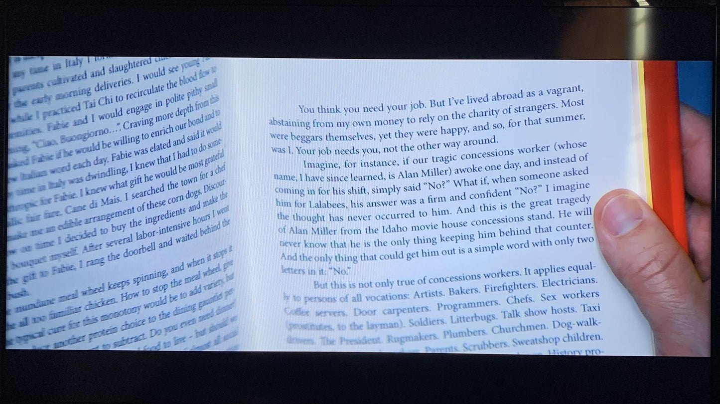 The You, You Are Ricken Hale Severance TV Show Book Complete text all 29 Chapters 4 options with sprayed edges and book Jacket show replica