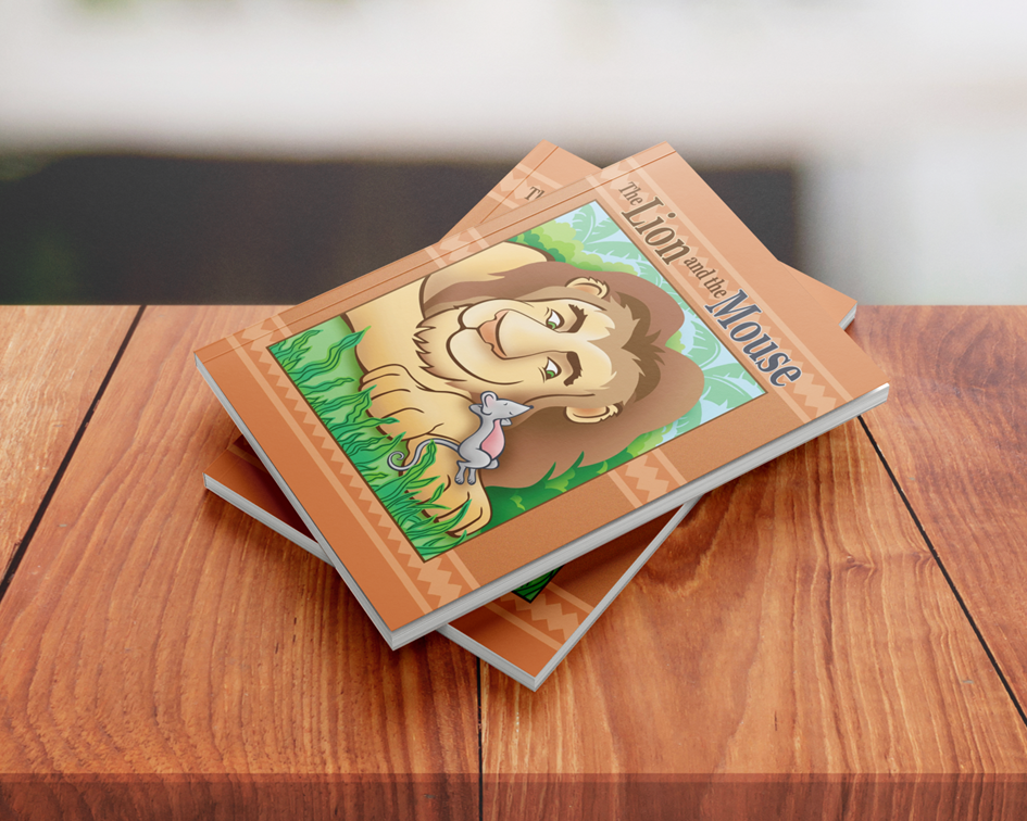 Barney the Dinosaur Book - The Lion and the Mouse