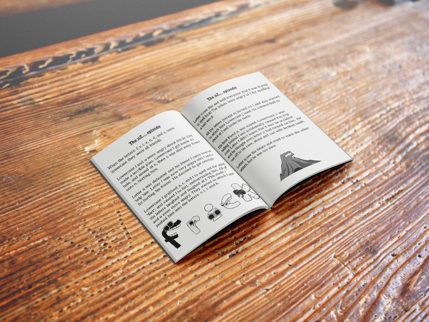 History and stories from each letter in Alphabet Lore book