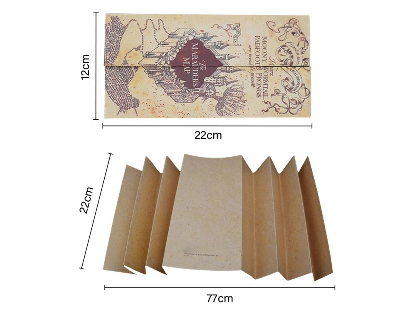 Marauder’s Map Harry Potter Replica