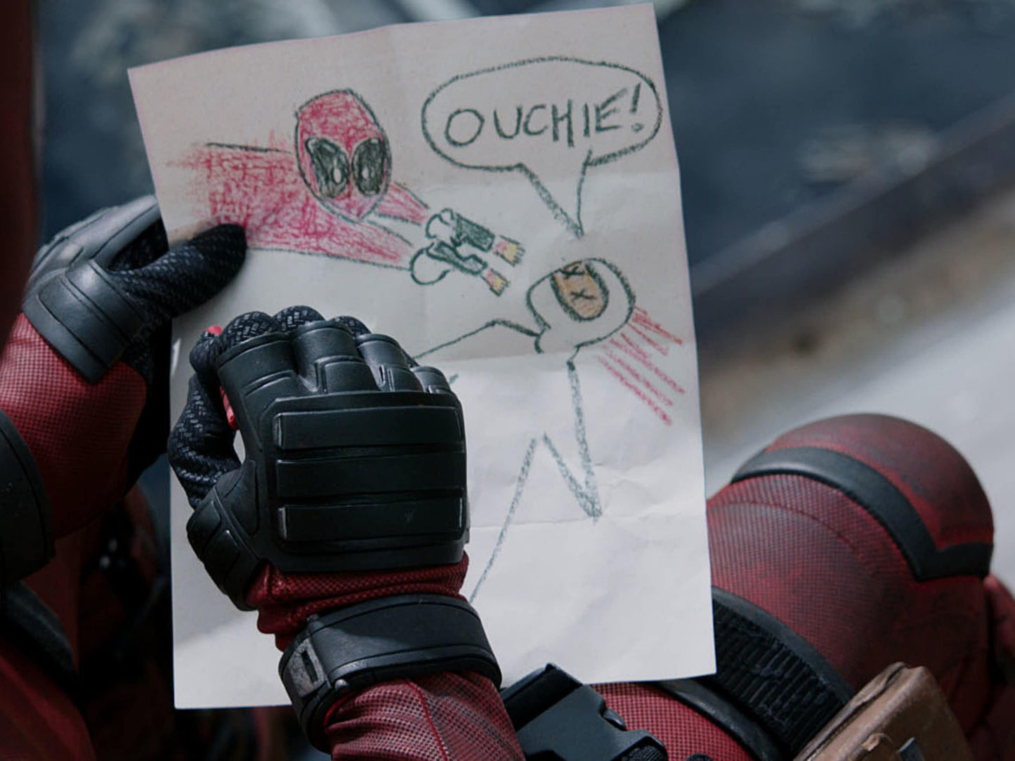 DEADPOOL BATTLE MAP Poster and drawing