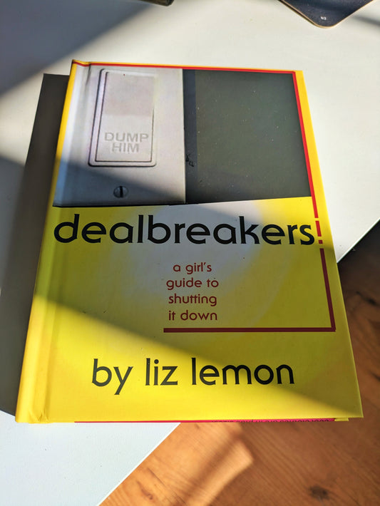 30 Rock Liz Lemon Dealbreakers Notebook Replica
