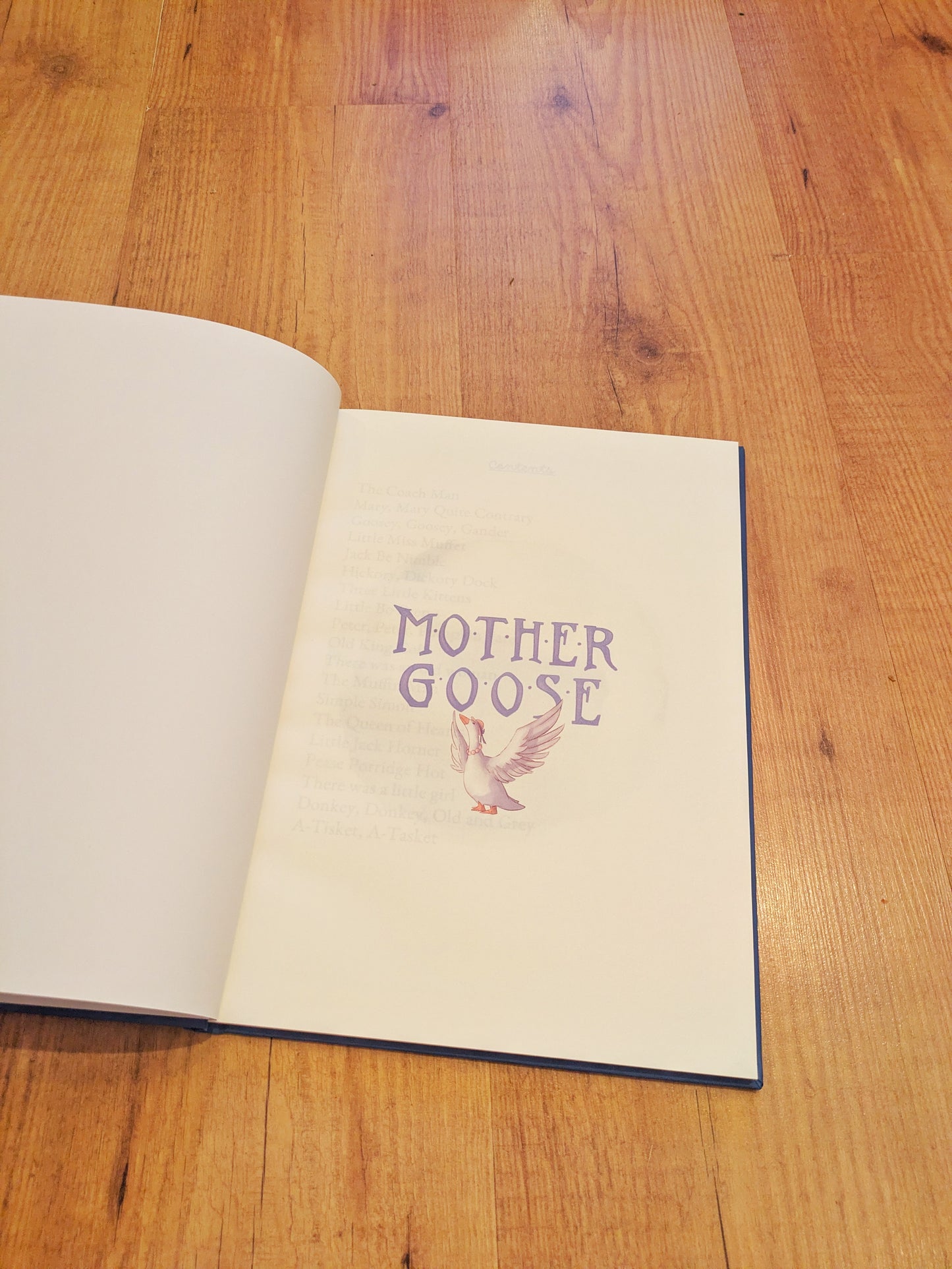 Barney's Rhyme Time Rhyme Mother Goose Nursery Rhymes Book