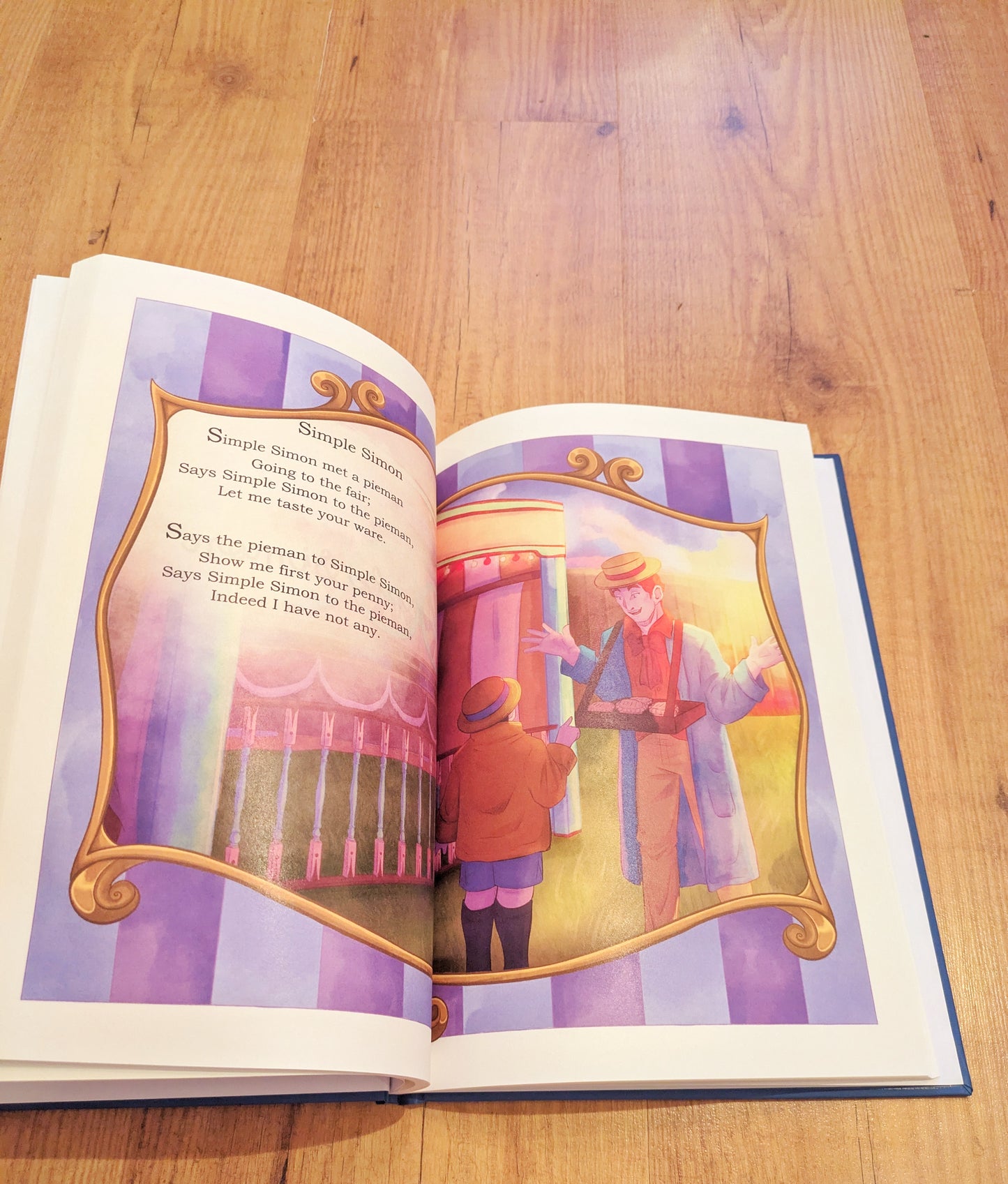 Barney's Rhyme Time Rhyme Mother Goose Nursery Rhymes Book