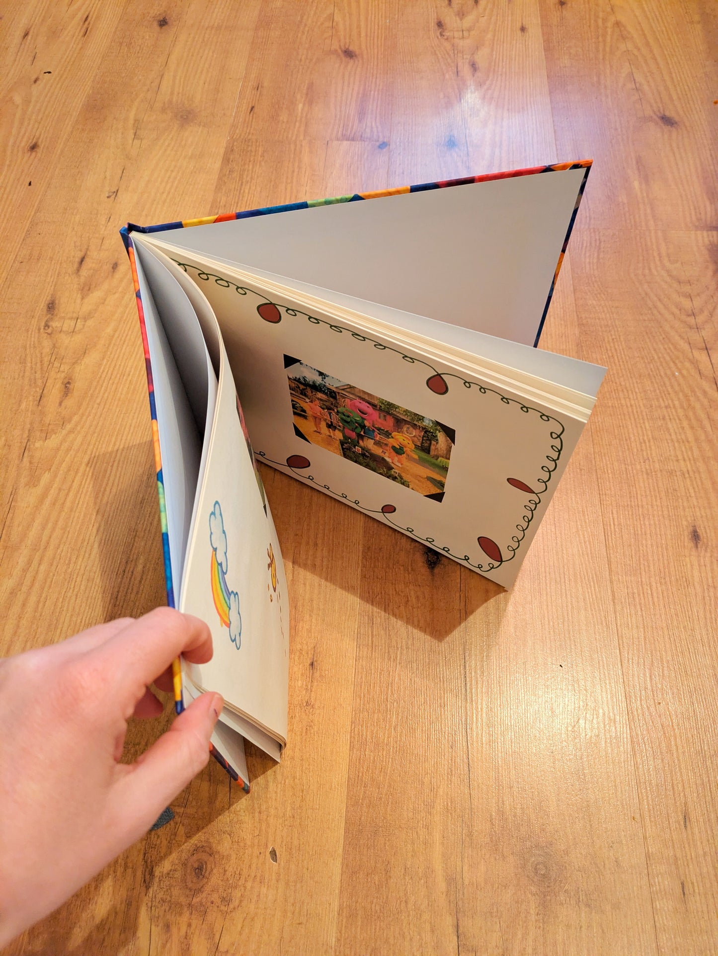 Barney Musical Scrapbook Replica | 90s TV Prop, Display Gift