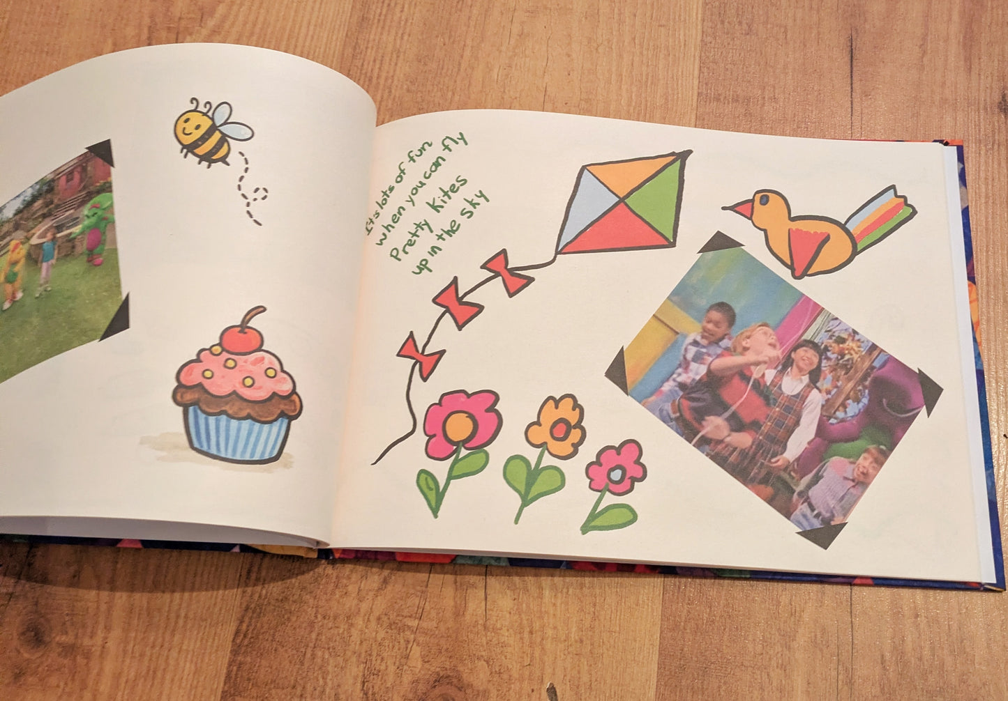 Barney Musical Scrapbook Replica | 90s TV Prop, Display Gift