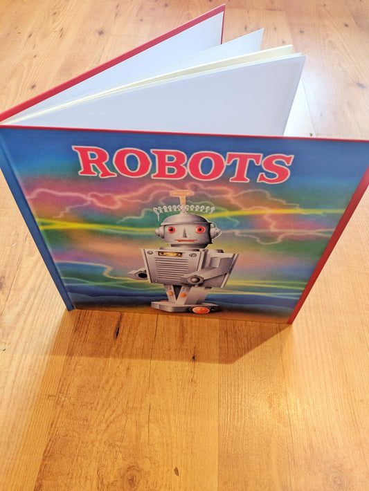 Robots Barney Book Replica | 90s TV Prop, Display Gift