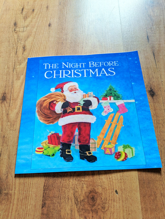 The Night Before Christmas Barney Book Replica Large Paperback