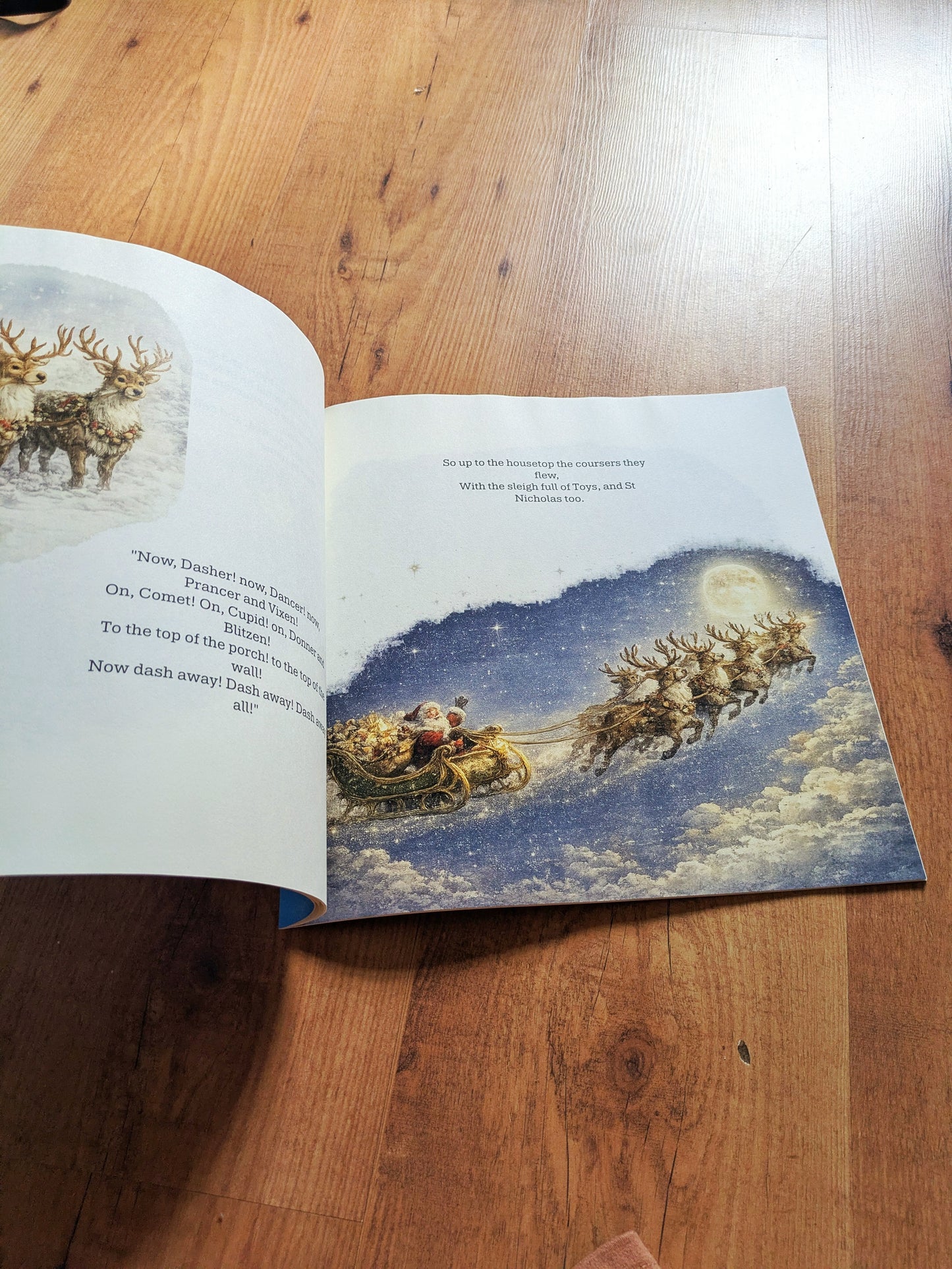 The Night Before Christmas Barney Book Replica Large Paperback