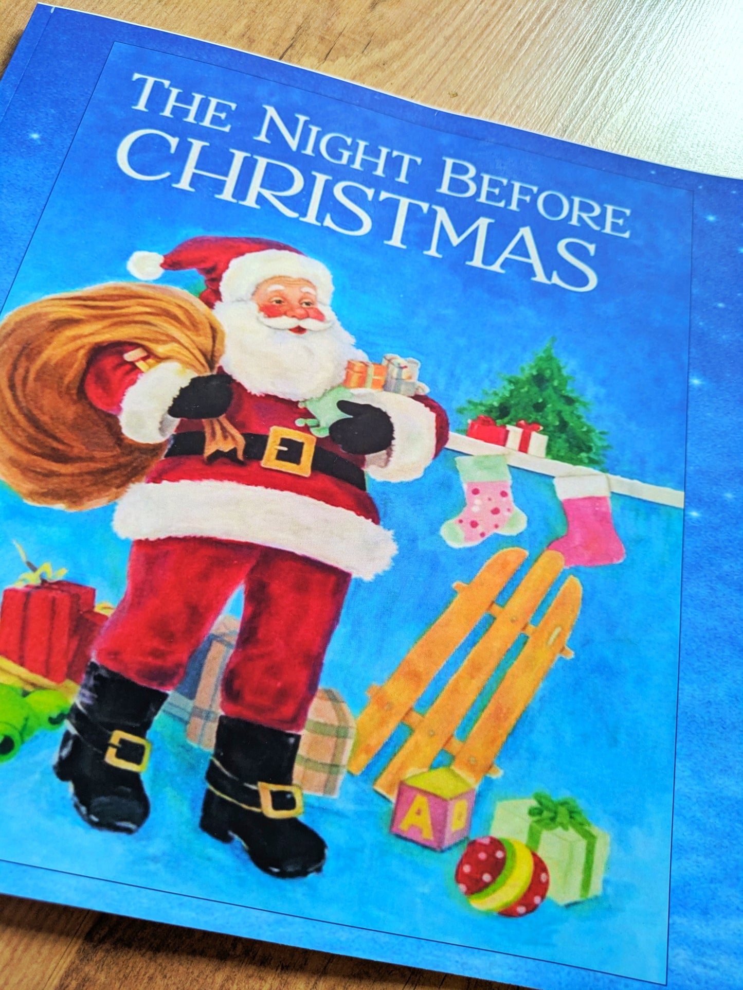 The Night Before Christmas Barney Book Replica Large Paperback