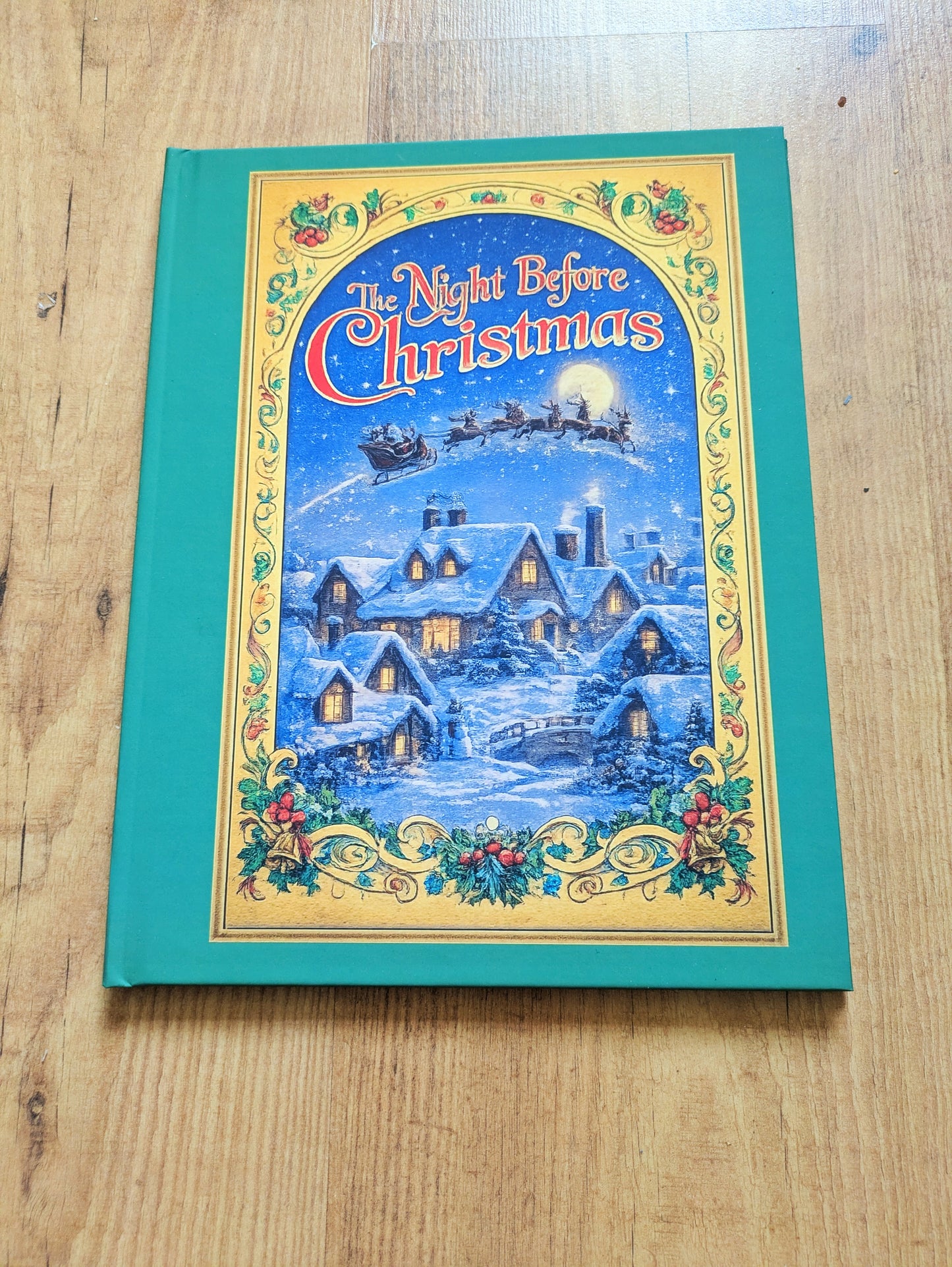 The Night Before Christmas Barney Book Replica | 90s TV Prop, Display Gift