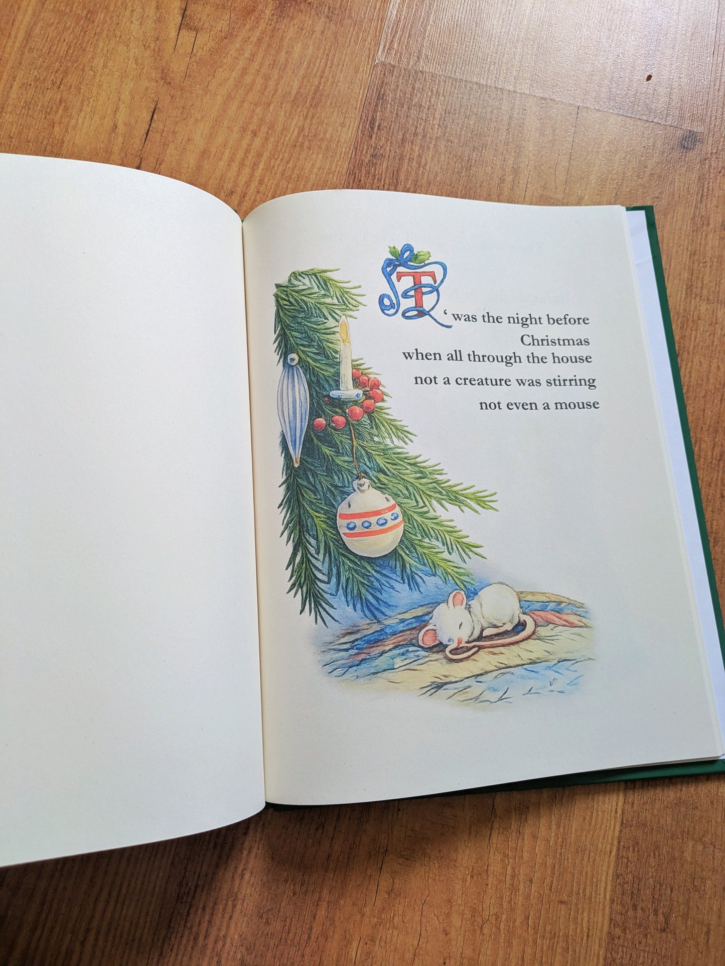 The Night Before Christmas Barney Book Replica | 90s TV Prop, Display Gift