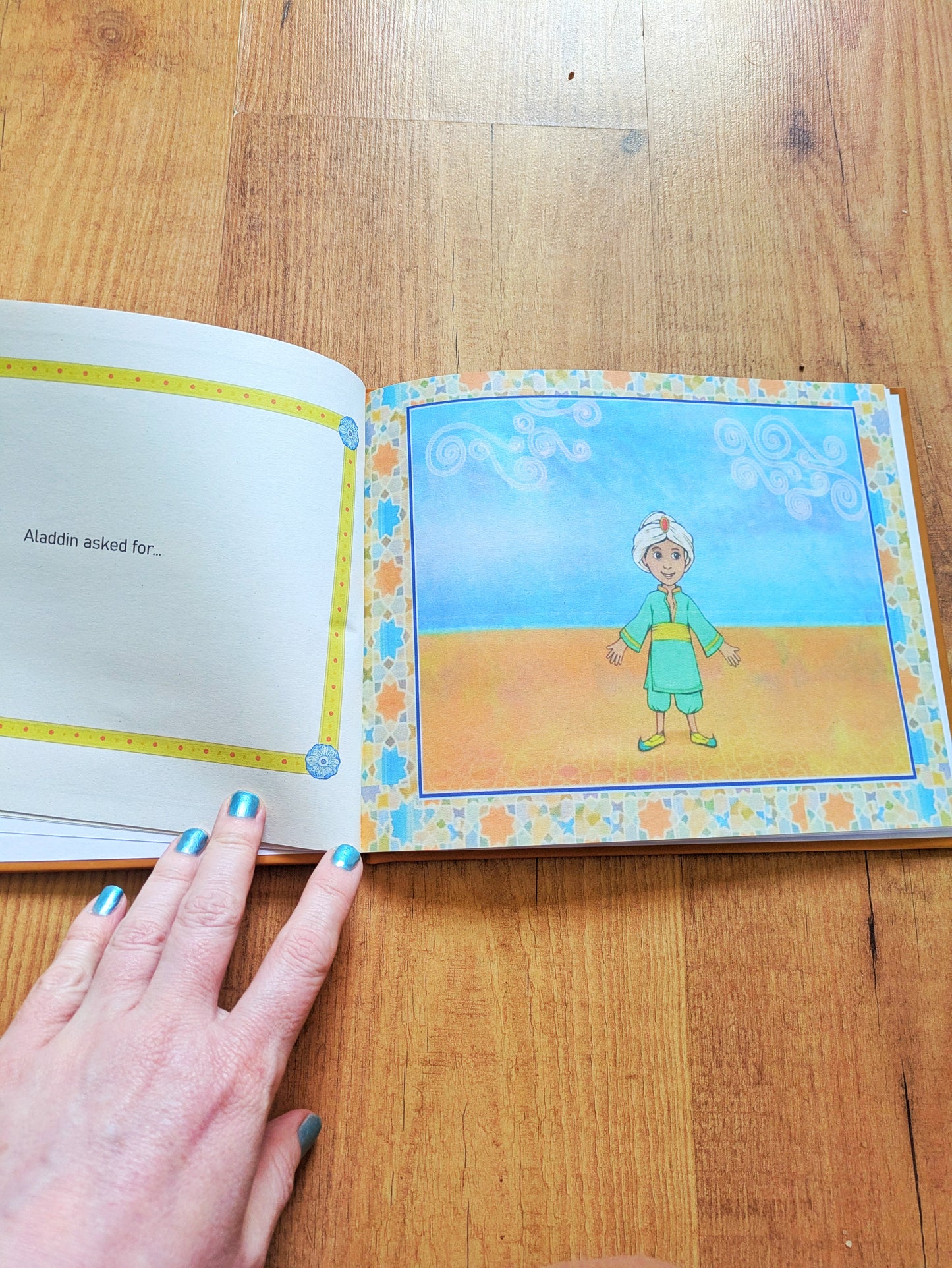 Aladdin Barney Book Replica | 90s TV Prop, Display Gift