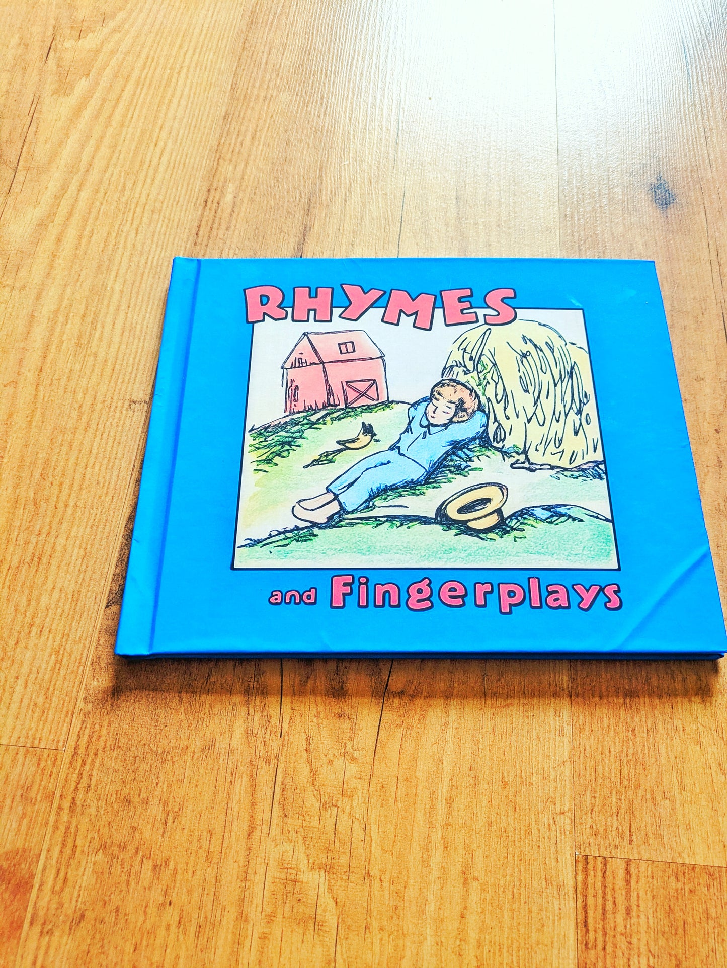 Finger Rhymes Barney Book Replica | 90s TV Prop, Display Gift