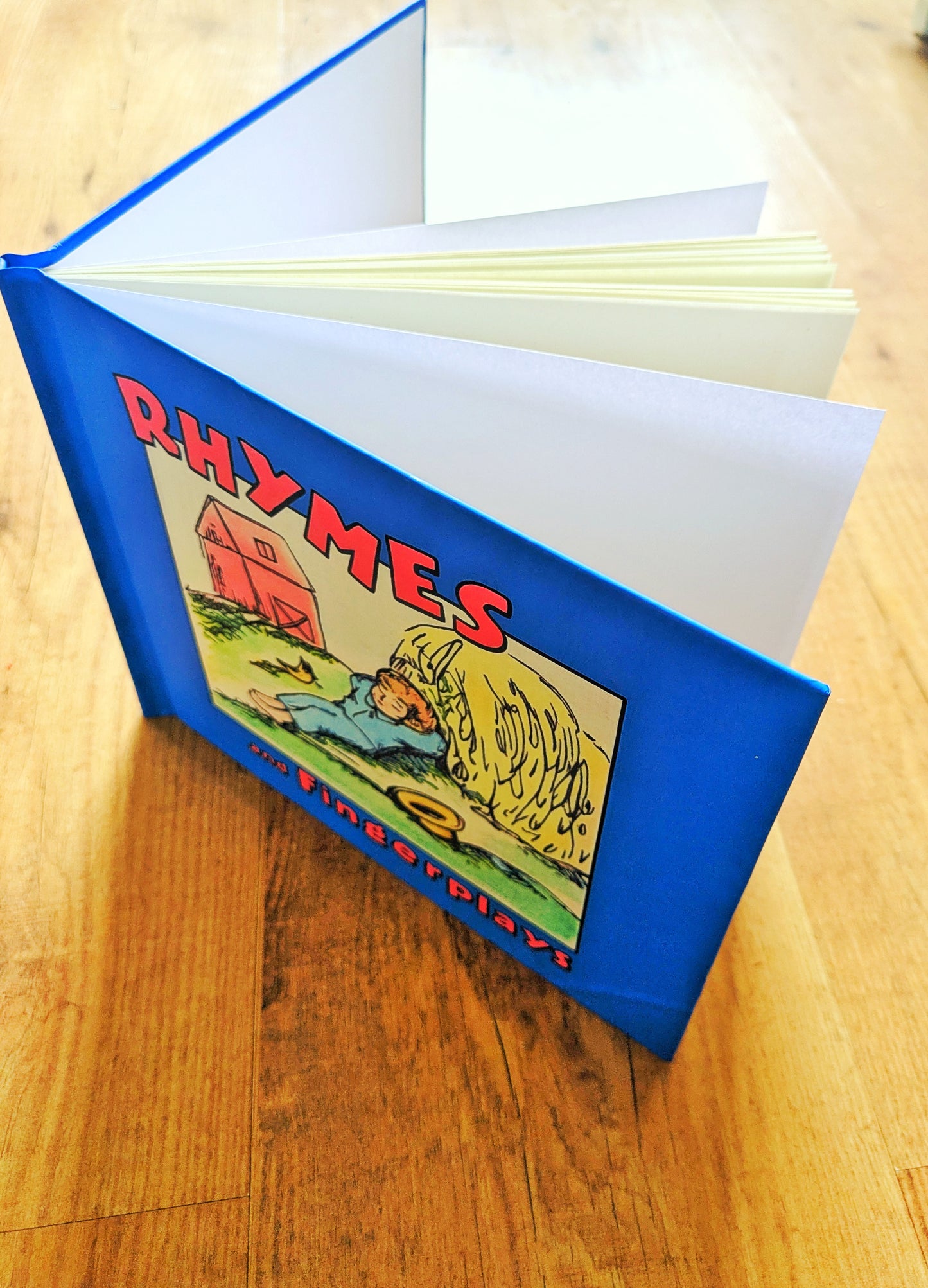 Finger Rhymes Barney Book Replica | 90s TV Prop, Display Gift