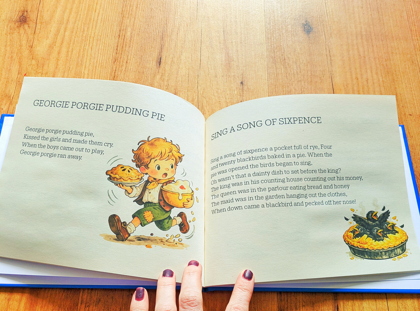 Finger Rhymes Barney Book Replica | 90s TV Prop, Display Gift