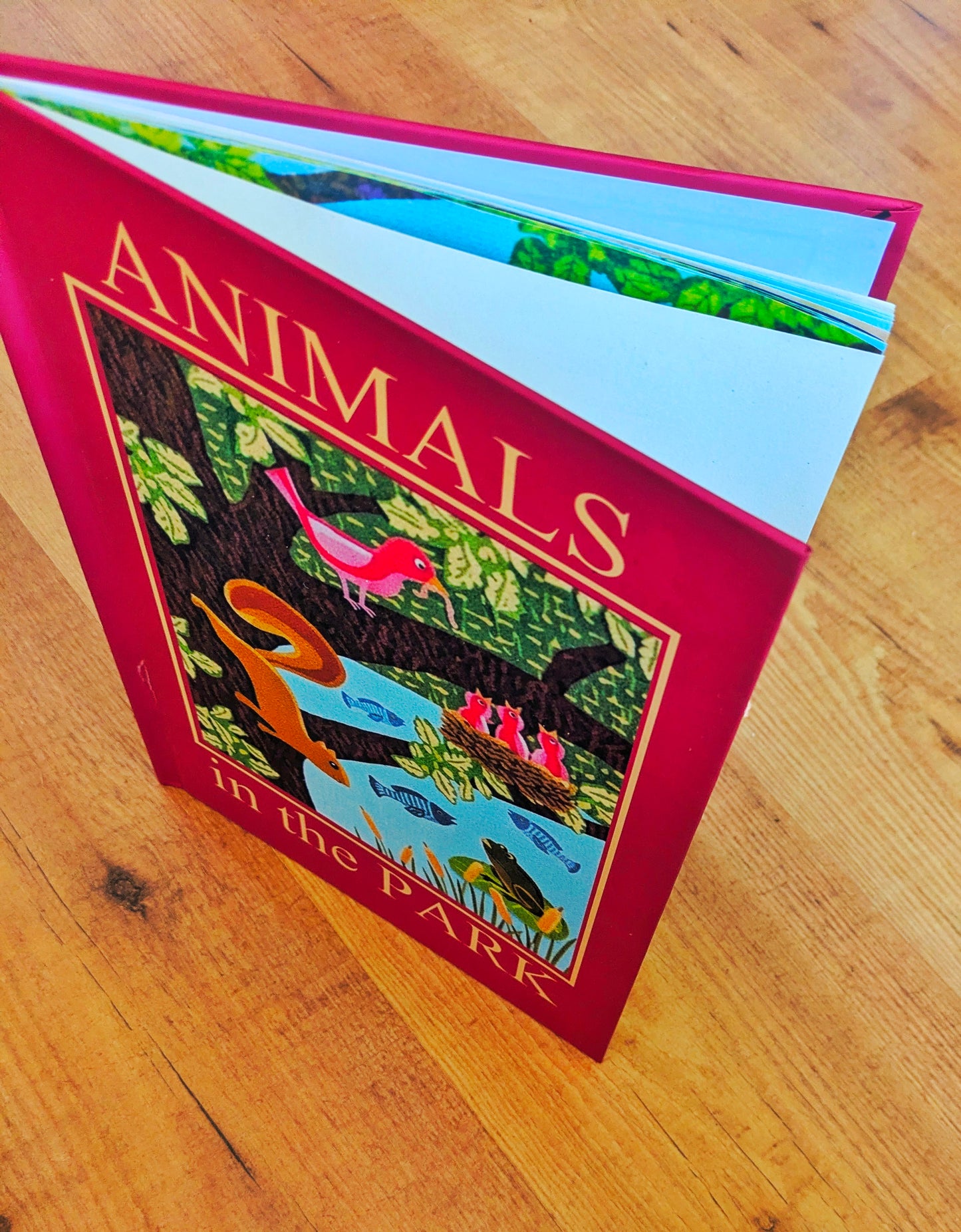 Animals in the Park Barney Book Replica | 90s TV Prop, Display Gift