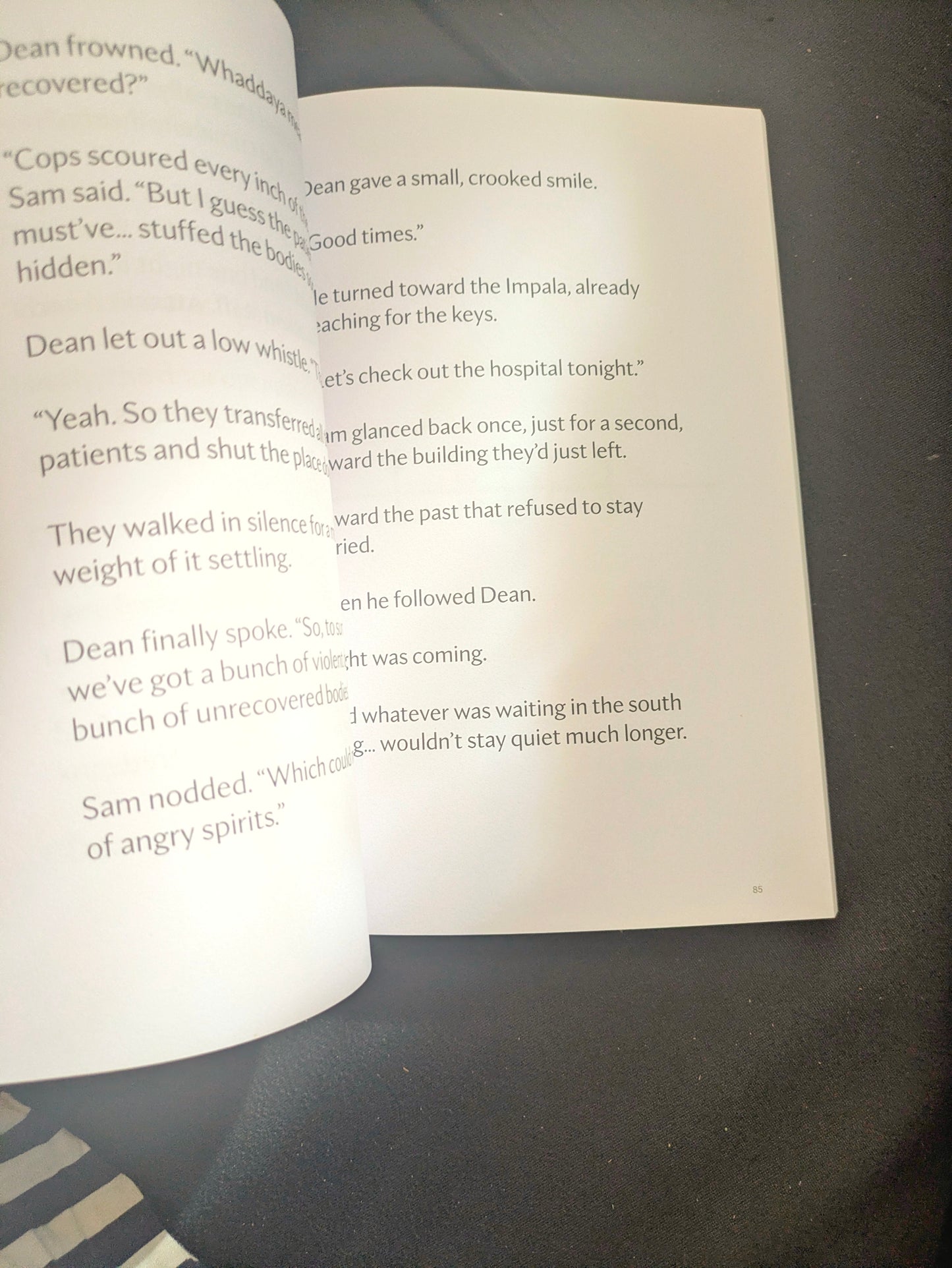 Supernatural Asylum Novel by Carver Edlund: Fan-Made Paperback