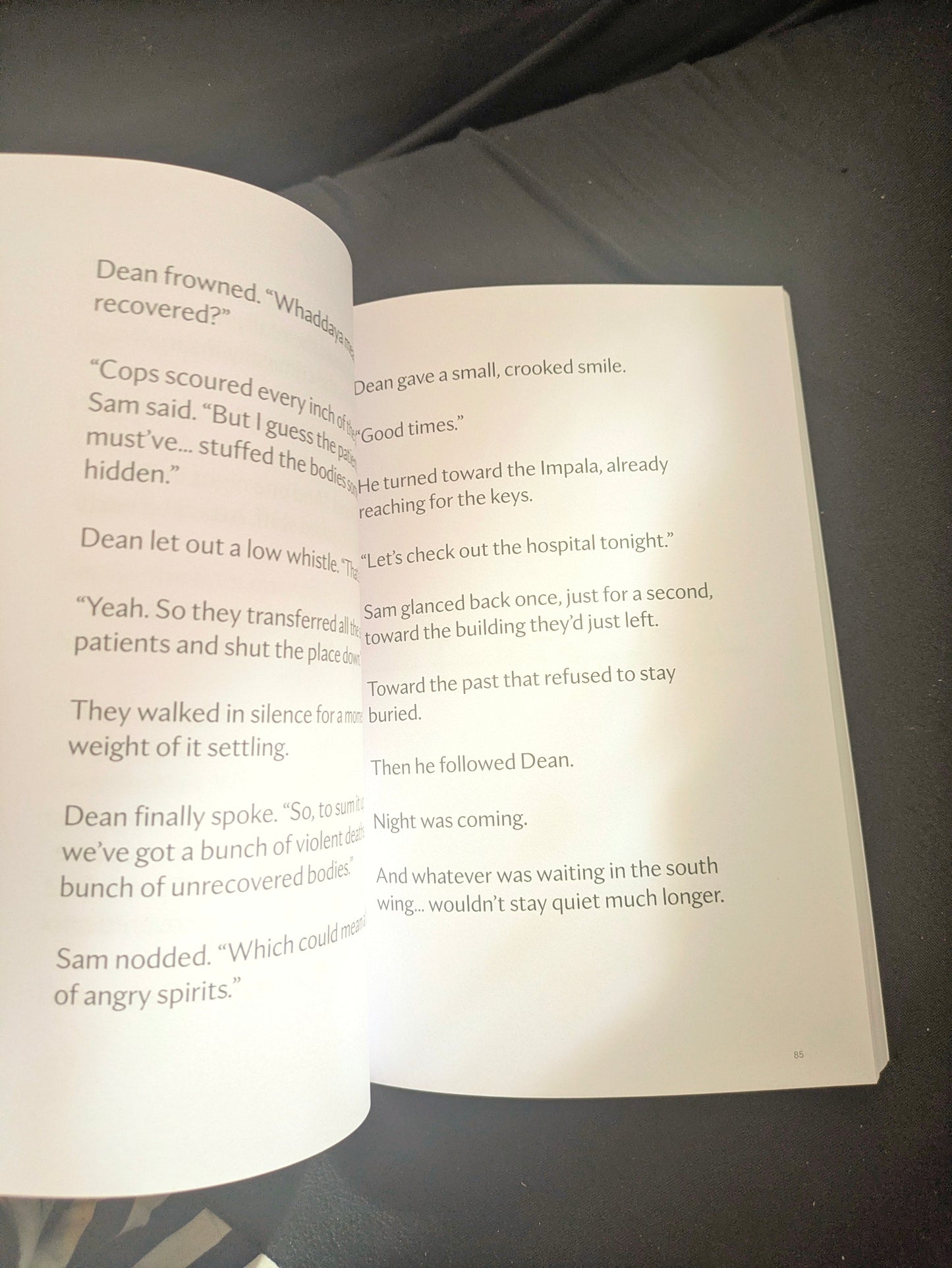 Supernatural Asylum Novel by Carver Edlund: Fan-Made Paperback