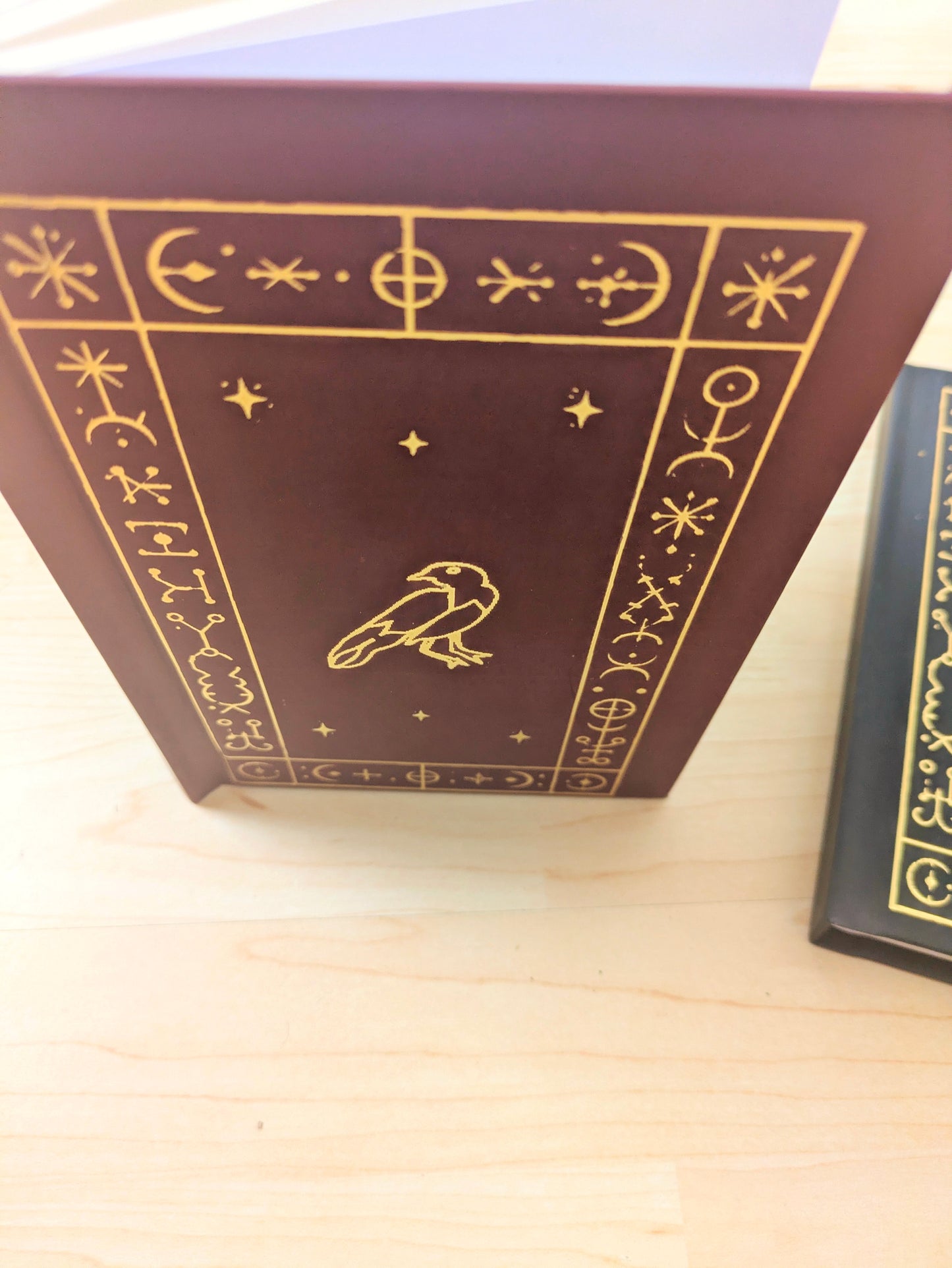 Practical Magic 2 Book of Raven Notebook, Gold Foil Red or Black Film Inspired Prop Replica