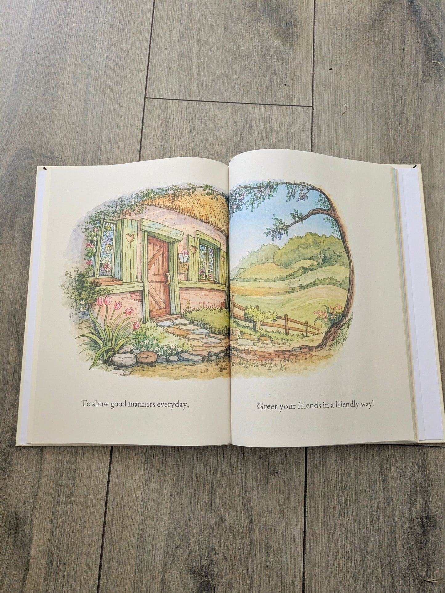 Vera Goode's Book of Good Manners for Children - Barney Themed Book From the Show