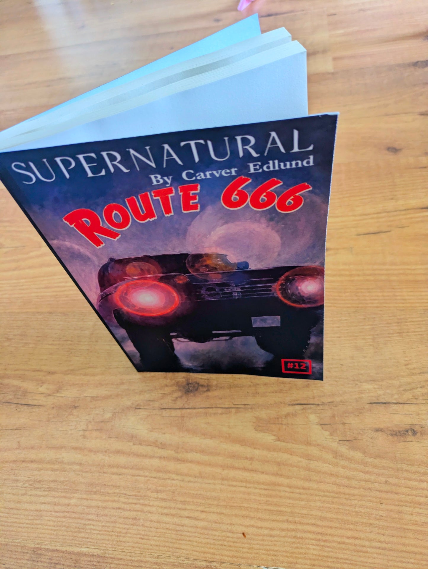 Supernatural Route 666 Novel by Carver Edlund: Fan-Made Paperback