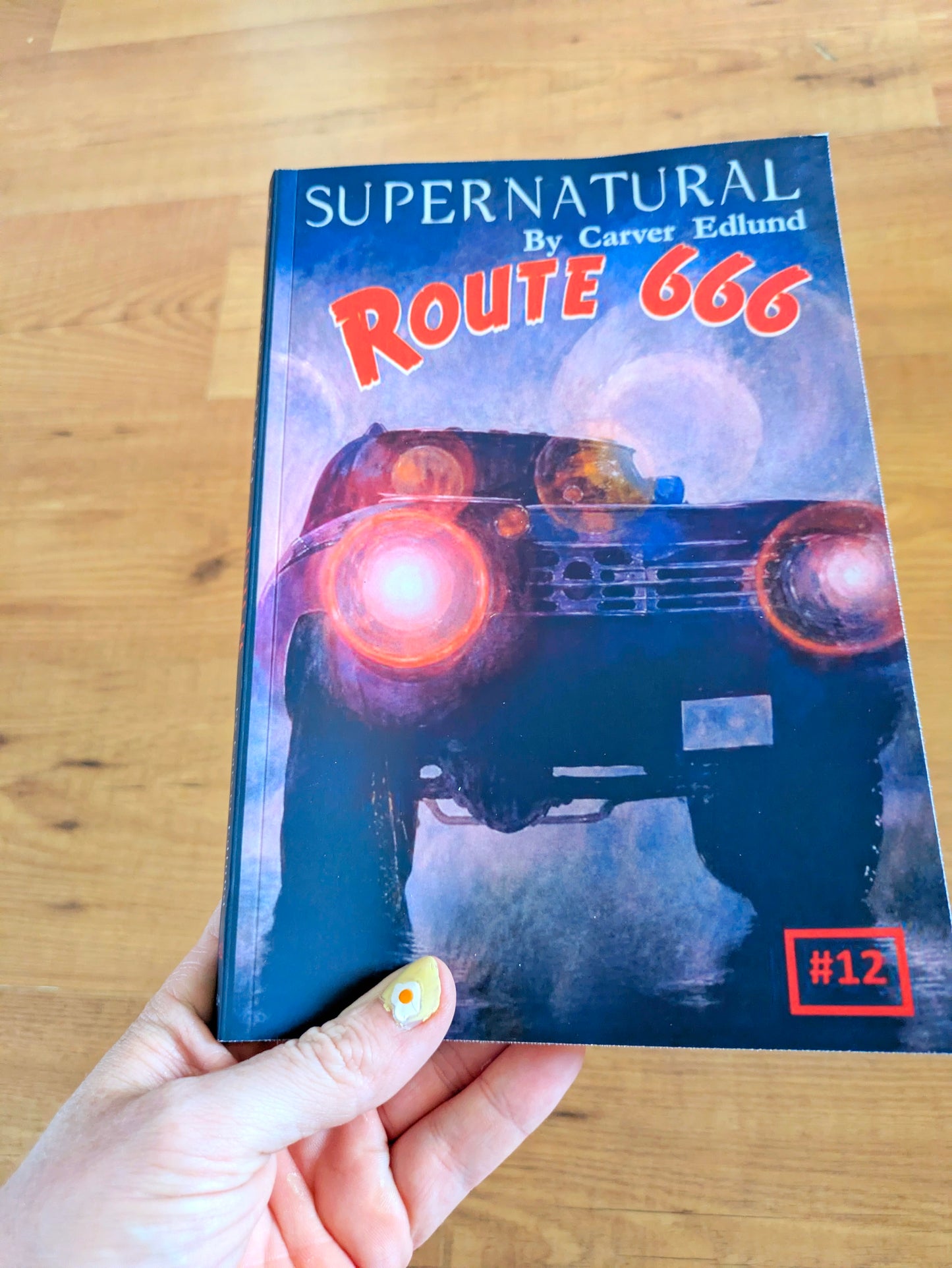 Supernatural Route 666 Novel by Carver Edlund: Fan-Made Paperback