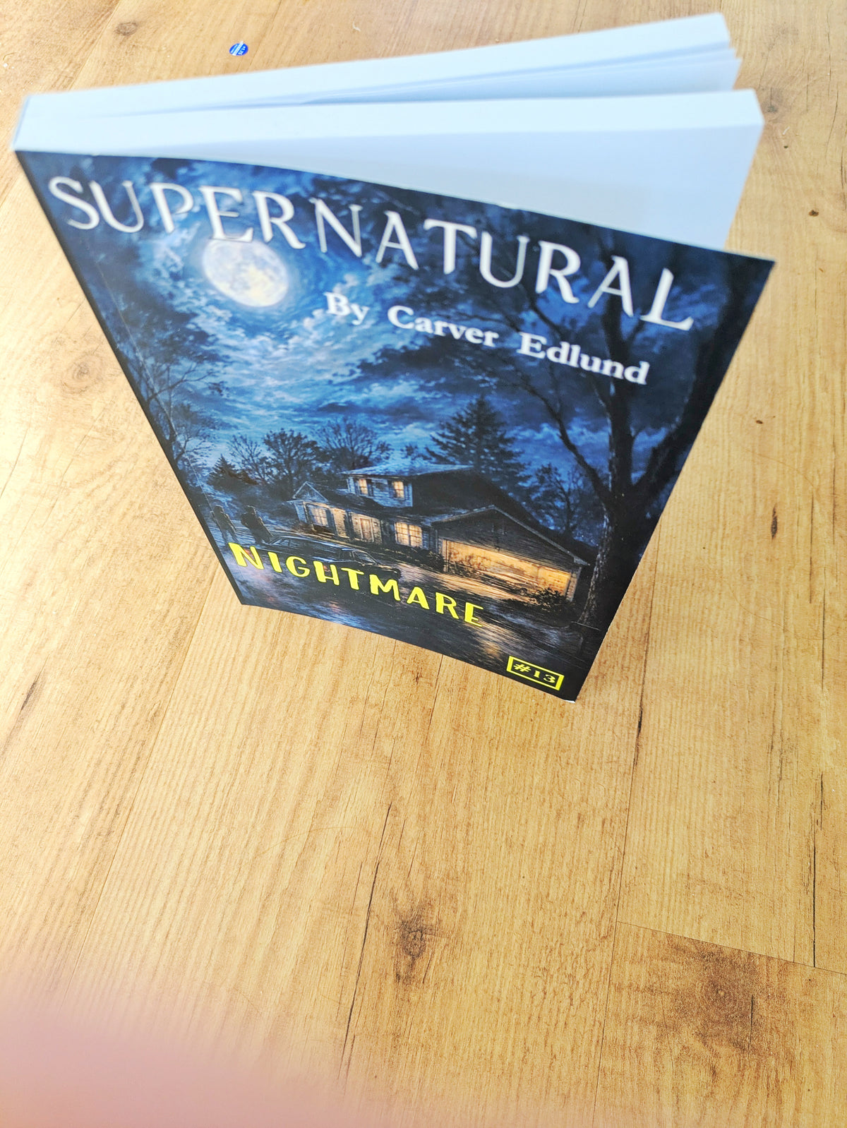 Supernatural Nightmare Novel by Carver Edlund: Fan-Made Paperback