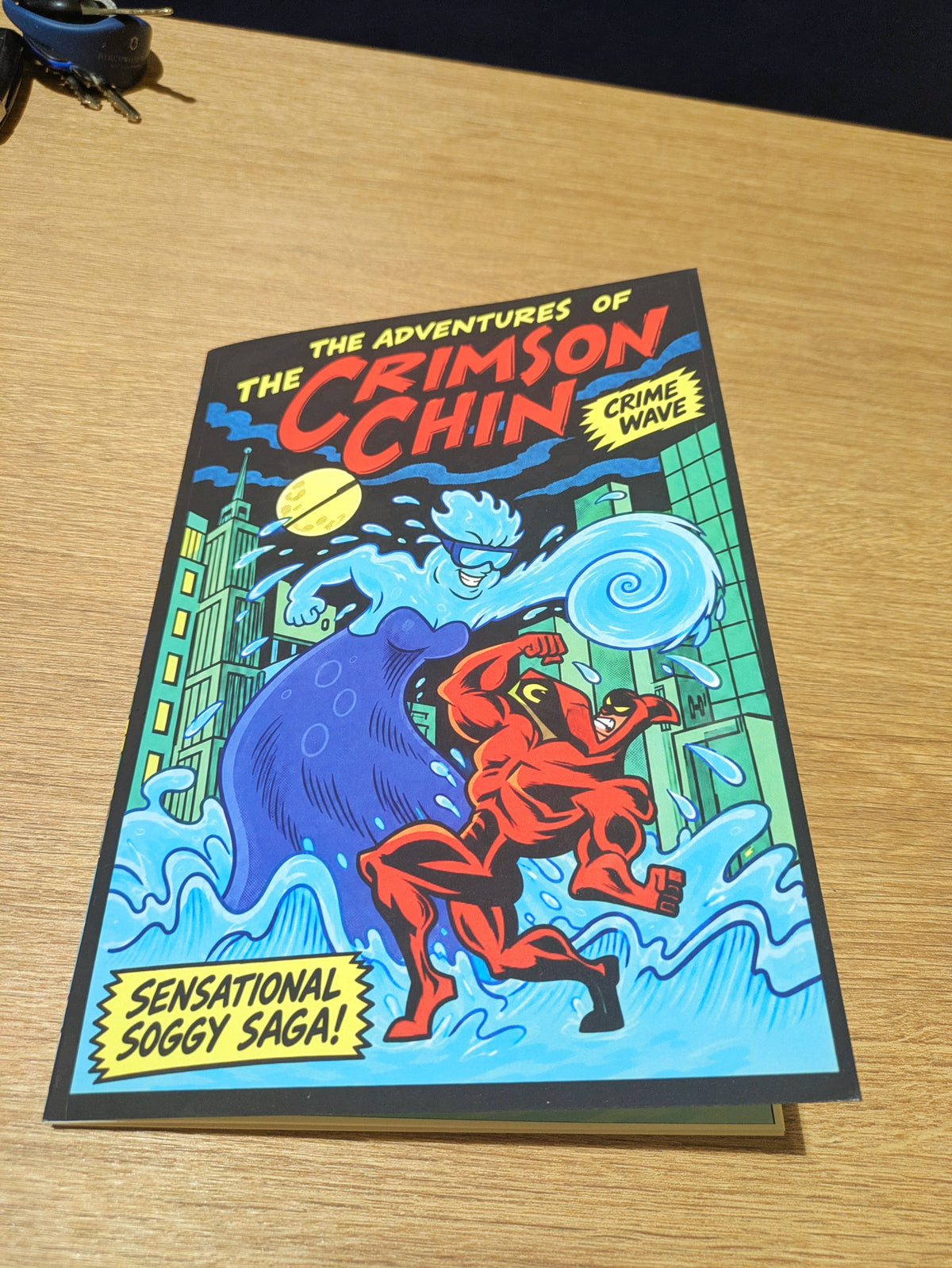 Crimson Chin Comic Book – Crime Wave | Fairly OddParents Prop Replica
