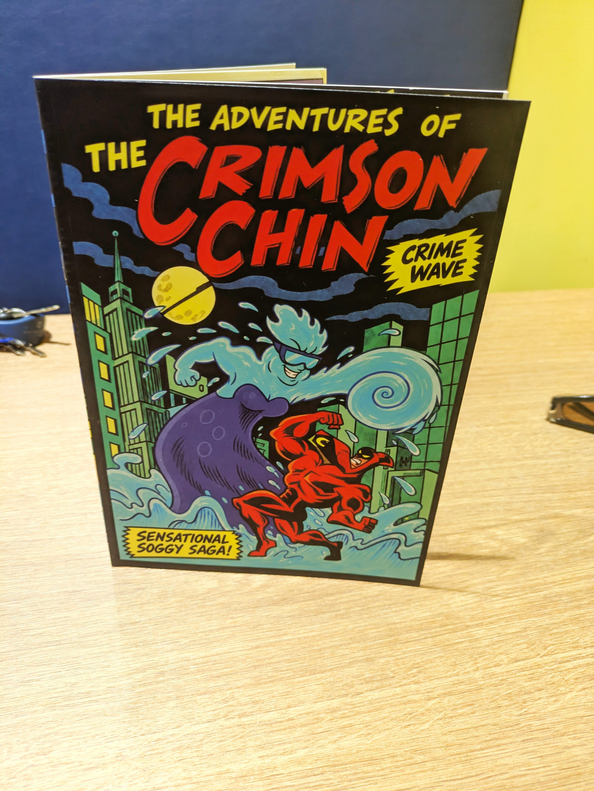 Crimson Chin Comic Book – Crime Wave | Fairly OddParents Prop Replica