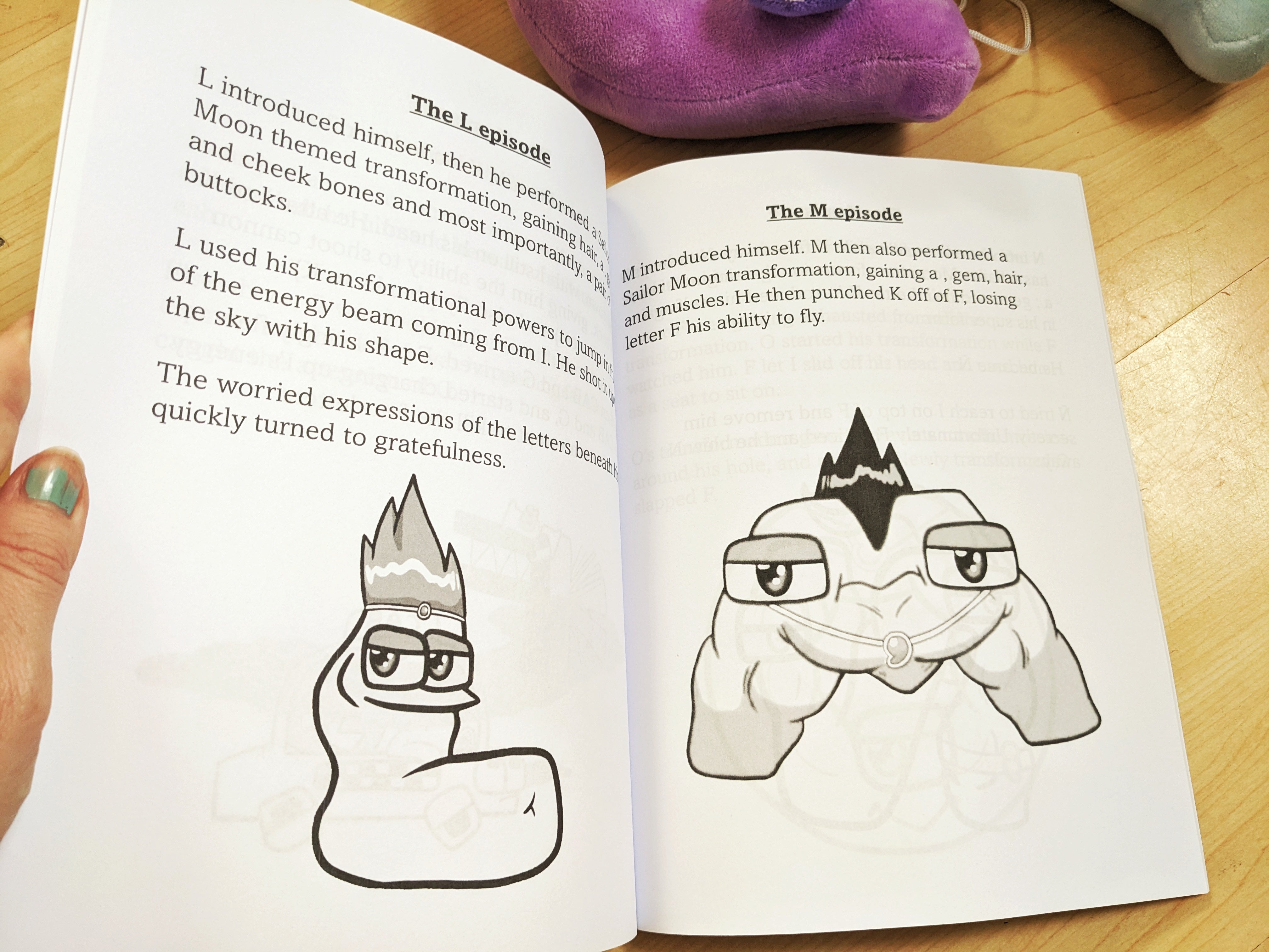 Lore Book Example ALPHABET LORE BOOK – TV Gifts and Love