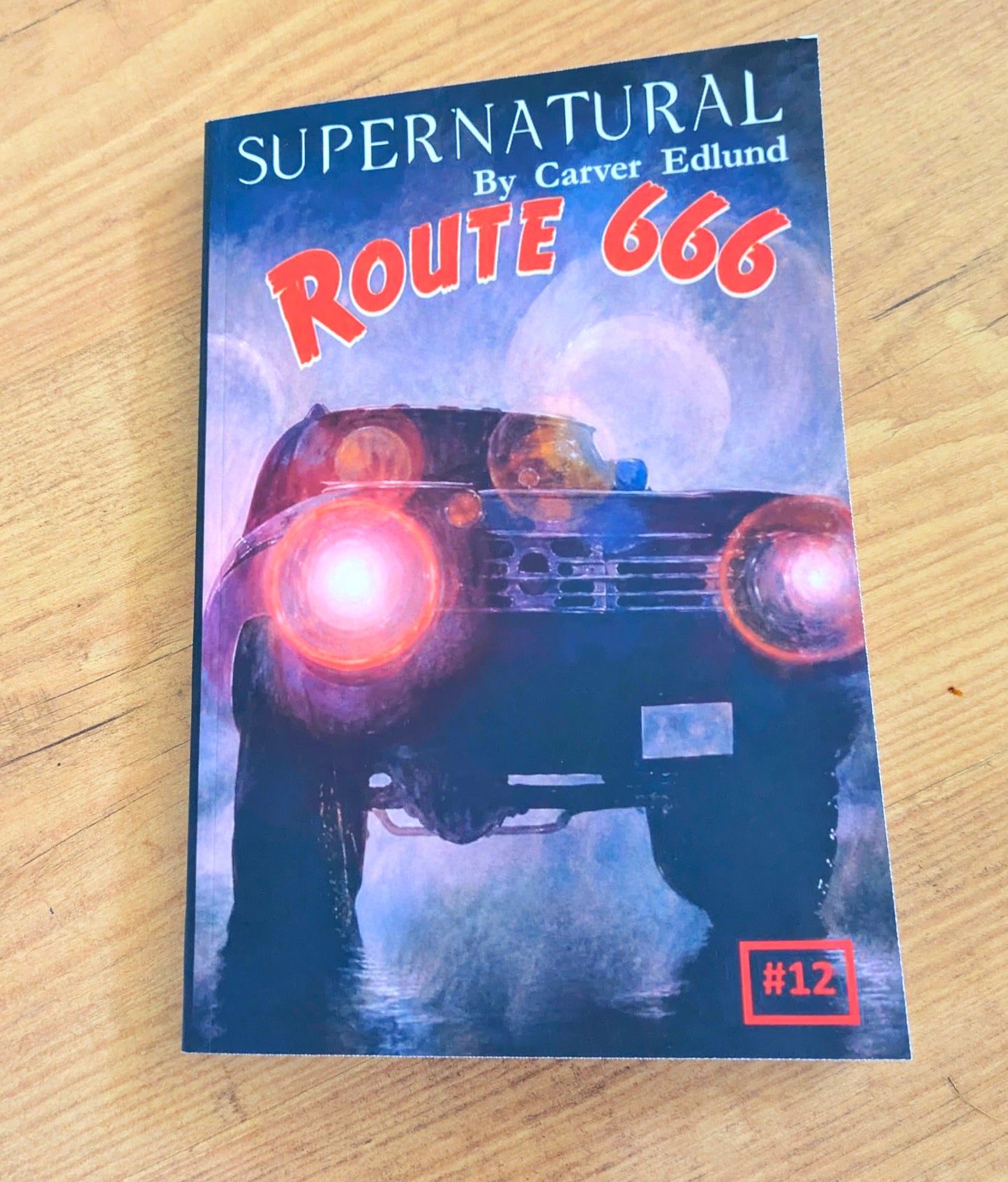 Supernatural Route 666 Novel by Carver Edlund: Fan-Made Paperback