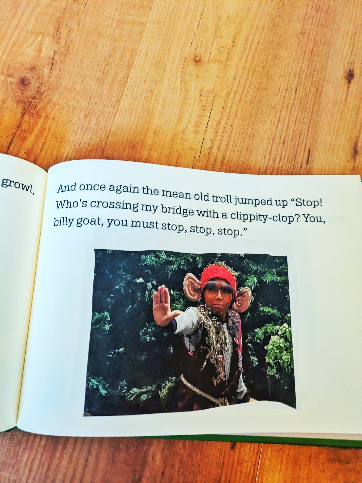 Billy Goats Gruff - Barney Themed Book From the Show