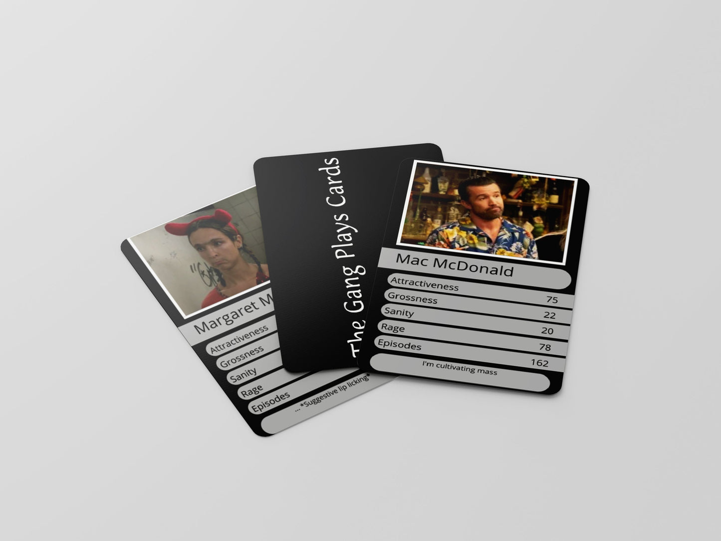 It's Always Sunny Card Game, Top Trumps Style Digital Download,