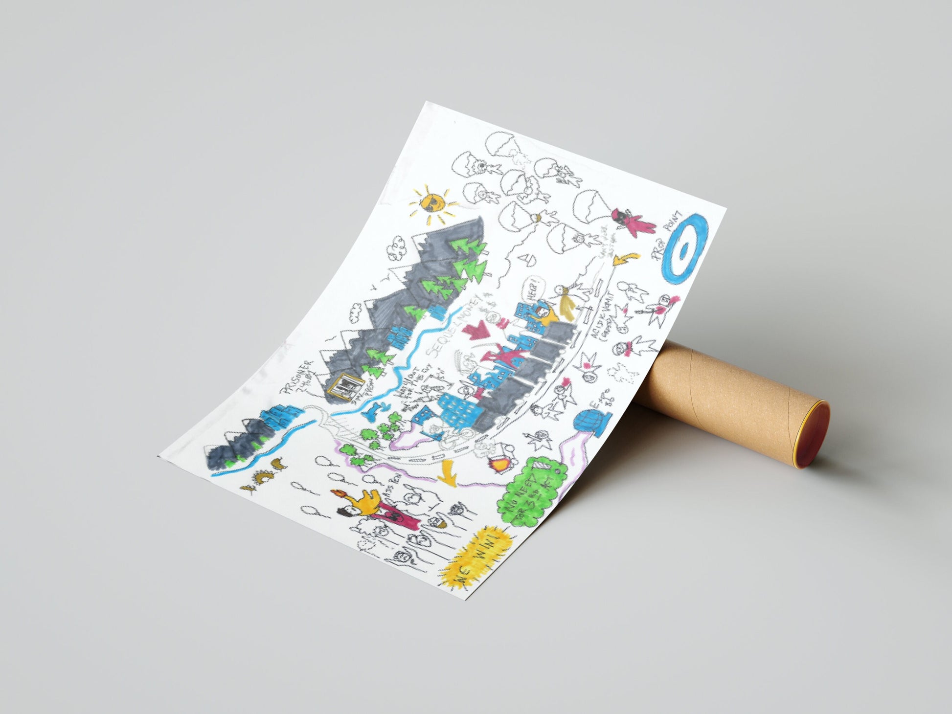 DEADPOOL BATTLE MAP Poster and drawing – TV Gifts and Love