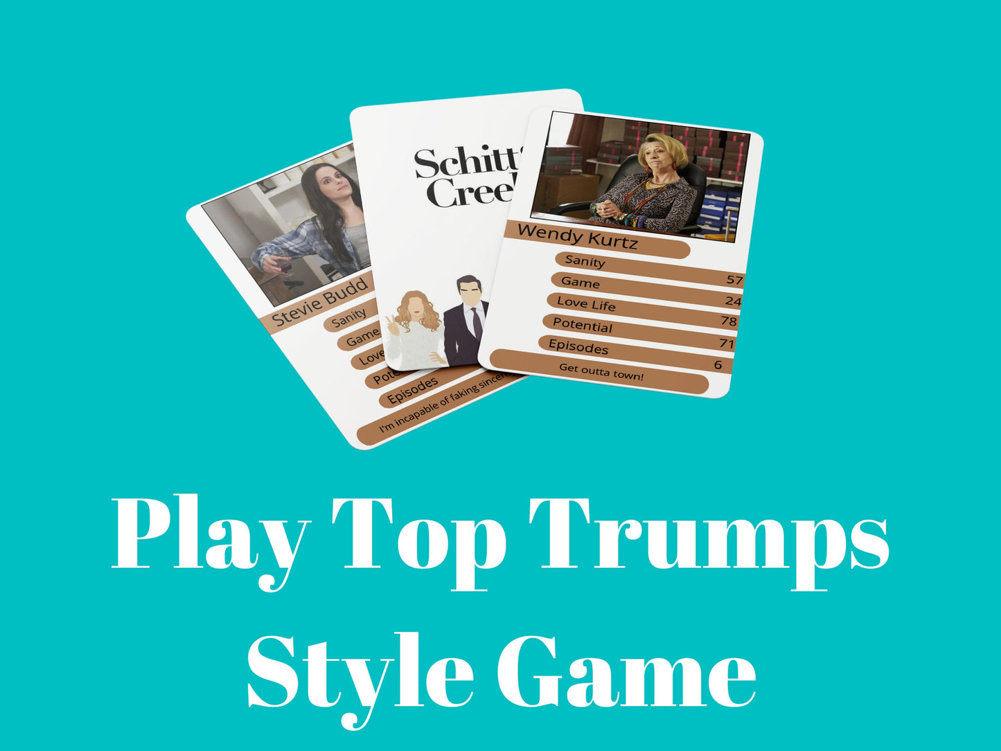 SCHITT'S CREEK GAME, Top Trumps